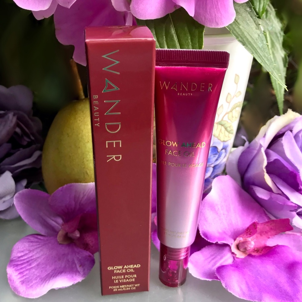 Wander Beauty Glow Ahead Face Facial Oil Plumps Firms Hydrates 25ml *BNIB